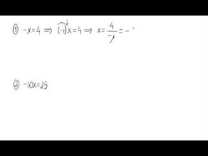 Ecuación de primer grado simple - producto
