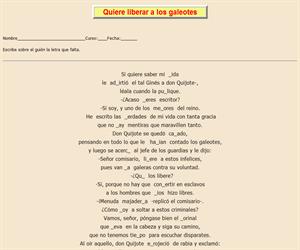 27ª Ficha de ortografía de Don Quijote de la Mancha