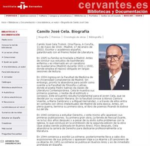 Camilo José Cela. Biografía