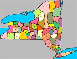 Mapa interactivo de Nueva York: condados y capitales (luventicus.org)