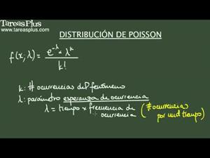Distribución de Poisson (para variables aleatorias discretas) (Tareas Plus)