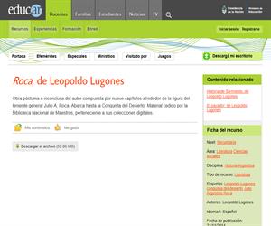 Leopoldo Lugones: Roca