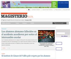Magisnet Periódico Magisterio, decano de la prensa educativa española. Desde 1866 informando sobre el sector de la educación.