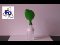 Reacción química pra inflar un globo