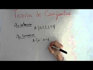 2 Teoria de Conjuntos || Por extensión y Compresión