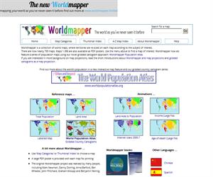 Worldmappwer: mapas políticos, geográficos y demográficos