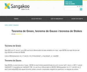 Teorema de Green, teorema de Gauss i teorema de Stokes
