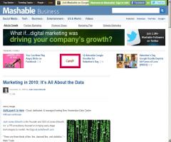 Marketing in 2010: It's All About the Data