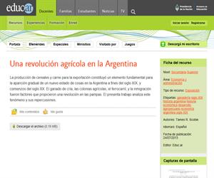 Una revolución agrícola en la Argentina