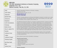 Fifth IEEE International Conference on Semantic Computing 2011