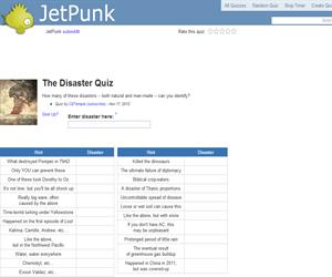 The Disaster Quiz