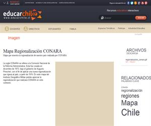 Regionalización CONARA (Educarchile)