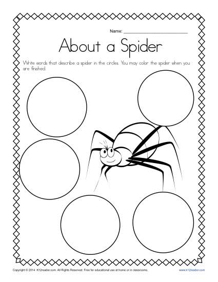 About a Spider Writing Prompt