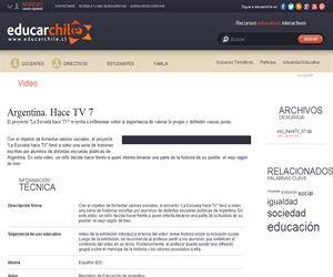 Argentina. Hace TV 7 (Educarchile)