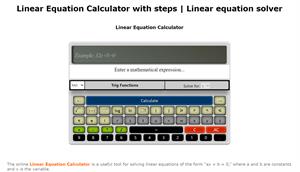Linear Equations Calculator
