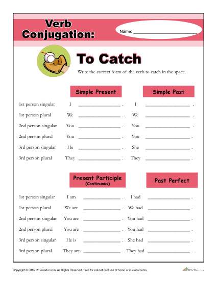 Verb Conjugation: To Catch