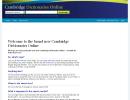Cambridge Dictionaries Online - Cambridge University Press