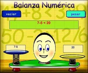 La balanza numérica, operaciones básicas y comparación entre números