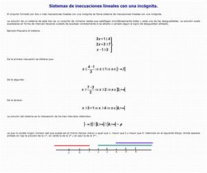 Sistemas de inecuaciones lineales con una incógnita (sectormatematica.cl)