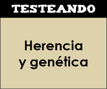 Herencia y genética. 4º ESO - Biología (Testeando)