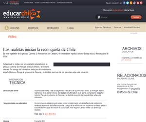 Los realistas inician la reconquista de Chile (Educarchile)