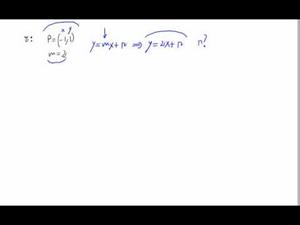 Cálculo de la ecuación de una recta a partir de pendiente y punto
