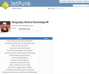 Geography General Knowledge 6