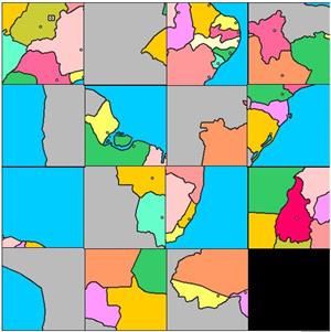Mapa interactivo de Brasil: rompecabezas (luventicus.org)