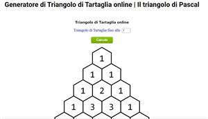 Triangolo di Tartaglia | Triangolo di Pascal