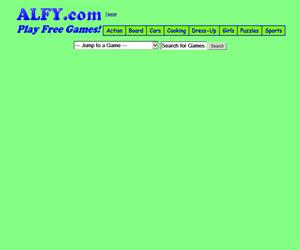Alfy.com, portal infantil (en inglés)