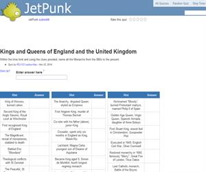 Kings and Queens of England and the United Kingdom