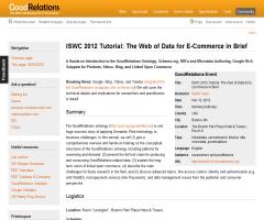 Events/ISWC2012 - GoodRelations Wiki