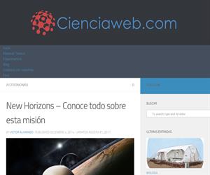 Recurso web sobre la mision New Horizons ( Nuevos Horizontes )