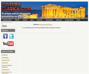 Culturaclasica.com. El primer portal del mundo grecolatino en español
