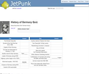 History of Germany Quiz