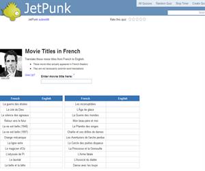 Movie Titles in French