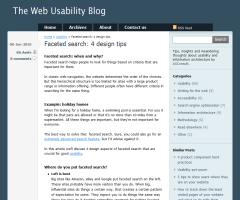 Faceted search: 4 design tips - The Web Usability Blog