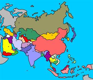 Mapa interactivo de Asia: países y capitales (luventicus.org)
