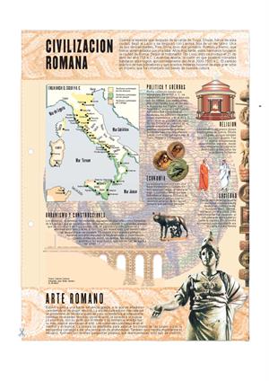 Civilización romana. Láminas de El Mundo