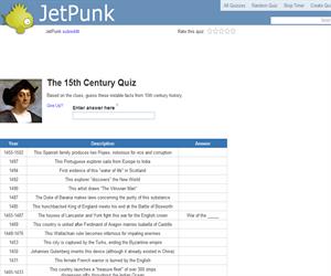 The 15th Century Quiz