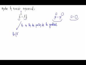 Ecuación exponencial (sin soluciones racionales)