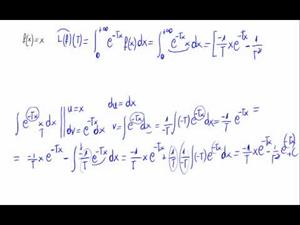 Transformada de Laplace de f(x)=x