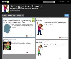 Experiencia "Wordia: creamos juegos de vocabulario en la red" para #redesedu12