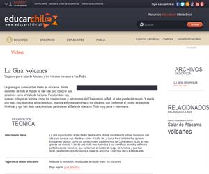La Gira: volcanes (Educarchile)