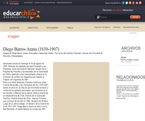 Diego Barros Arana (1830-1907) (Educarchile)