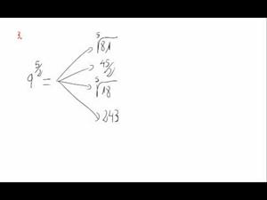 Potencias y exponente fraccionario - Cuestión 3