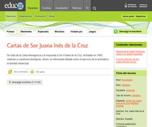 Sor Juana Inés de la Cruz: Cartas