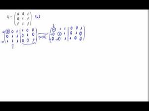 Inversa de una matriz 3x3 (Método de Gauss)