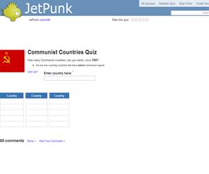 Communist Countries Quiz