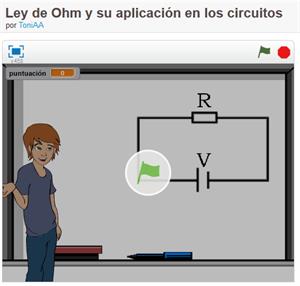Ley de Ohm y su aplicación en los circuitos en Scratch